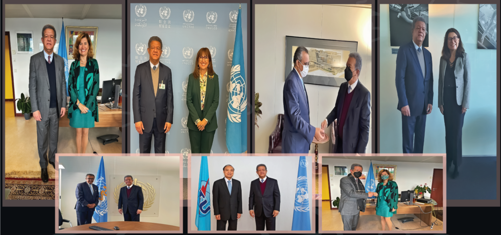 Leonel Fernández se reúne en París y en Ginebra con cuatro directores de agencias de la ONU